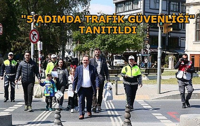 EYÜPSULTAN’DA 'YAYALAR İÇİN 5 ADIMDA TRAFİK GÜVENLİĞİ' TANITILDI | Eyüpsultan Haber