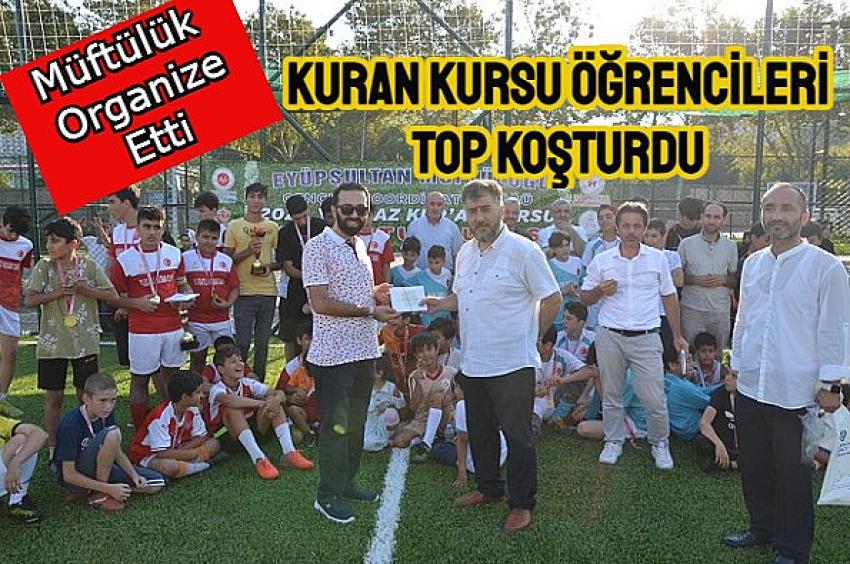 Eyüpsultan Müftülüğü futbol turnuvası düzenledi
