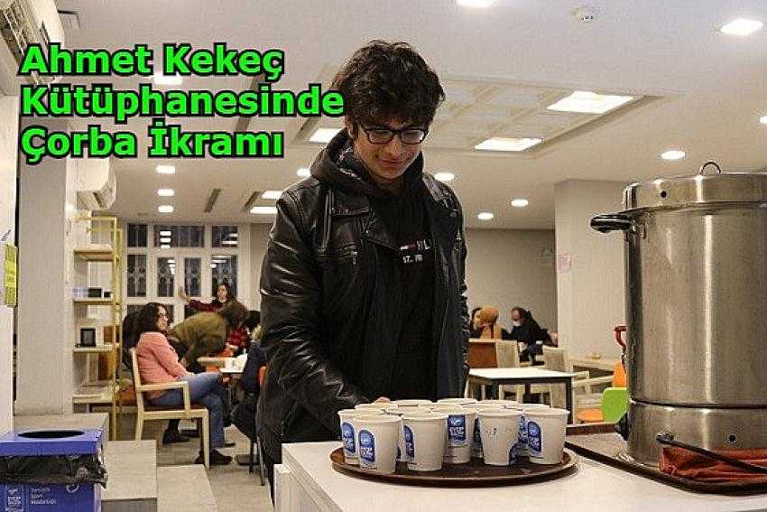 Ahmet Kekeç Kütüphanesi’nde her gün çorba ikramı yapılıyor - Eyüpsultan Haber