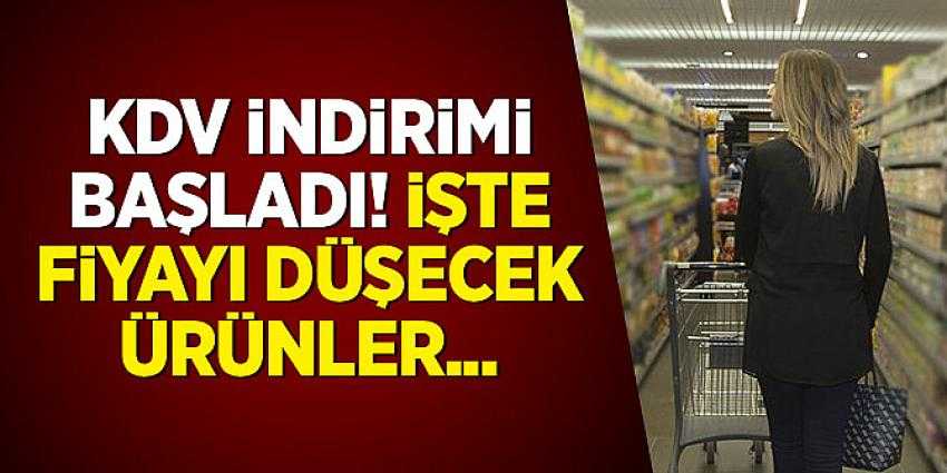 Temel gıda ürünlerindeki KDV indirimi başladı! İşte fiyatı düşecek ürünler - Eyüpsultan Haber