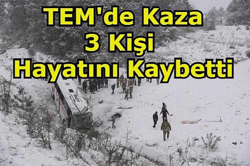 İstanbul'da yolcu otobüsü şarampole yuvarlandı, 3 kişi hayatını kaybetti | Eyüpsultan Haber