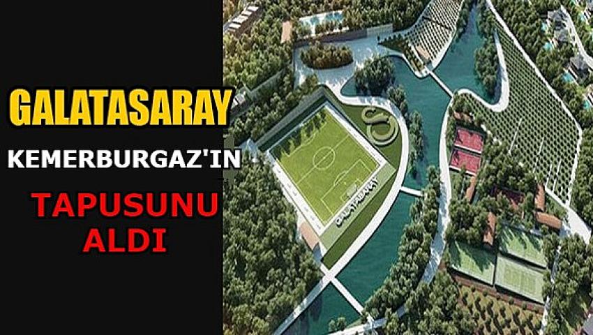Galatasaray, Kemerburgaz arsalarının tapularını teslim aldı | Eyüpsultan Haber