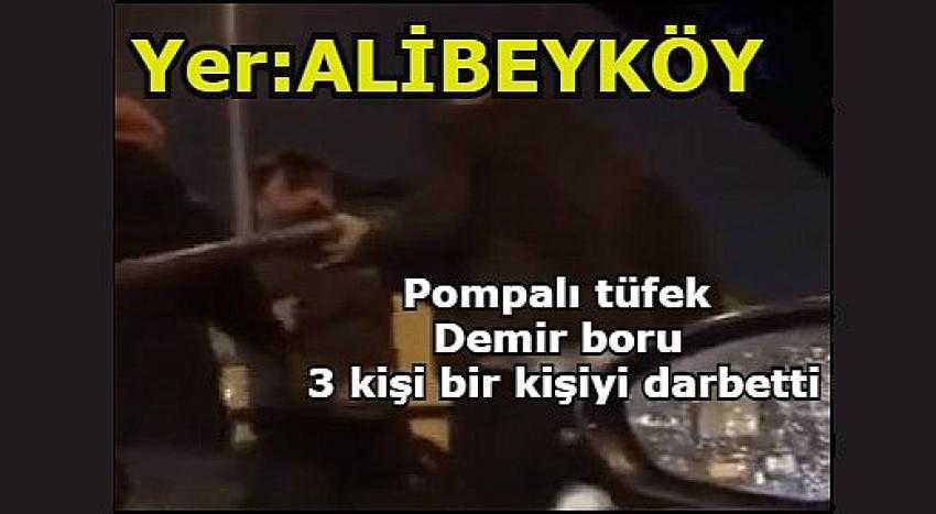 Alibeyköy'de yol kavgası pompalı tüfek ve demir boru ile 3 kişi, bir kişiyi darbetti - Eyüpsultan Haber