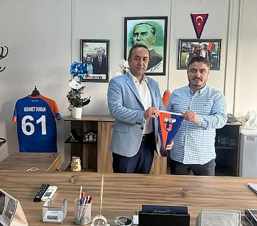 Eyüp Kulüpler Birliği'nden Alibeyköyspor Başkanı Mehmet Duman'a ziyaret