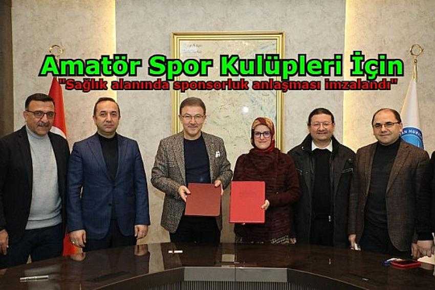 Kulüpler Birliği Başkanı Ali Rıza Yavuz sağlık alanında sponsorluk anlaşması imzaladı | Eyüpsultan Haber