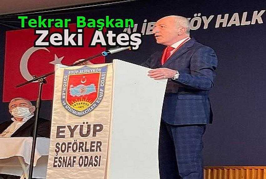 Eyüp-Alibeyköy Şöförler Odası seçiminde Zeki Ateş güven tazeledi | Eyüpsultan Haber