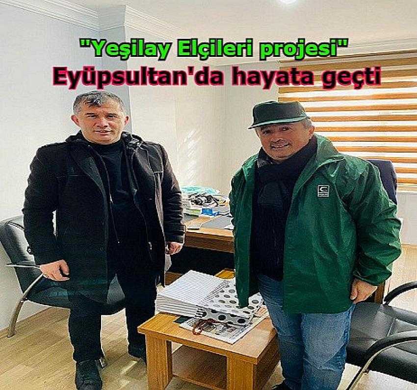 EYÜPSULTAN’DA YEŞİLAY ELÇİLERİ PROJESİ GERÇEKLEŞTİRİLDİ | Eyüpsultan Haber