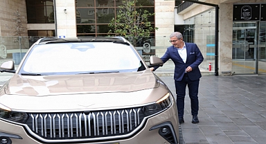 Türkiye'nin otomobili Togg, Eyüpsultan'da yollarda