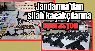 Jandarma'dan silah kaçakçılarına operasyon