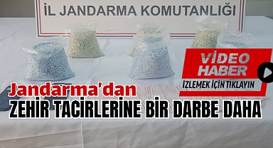Jandarma'dan Zehir Tacirlerine Bir Darbe Daha